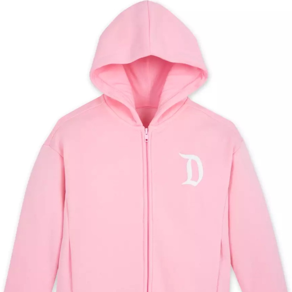 Disneyland Logo Zip Hoodie for Girls – Pink